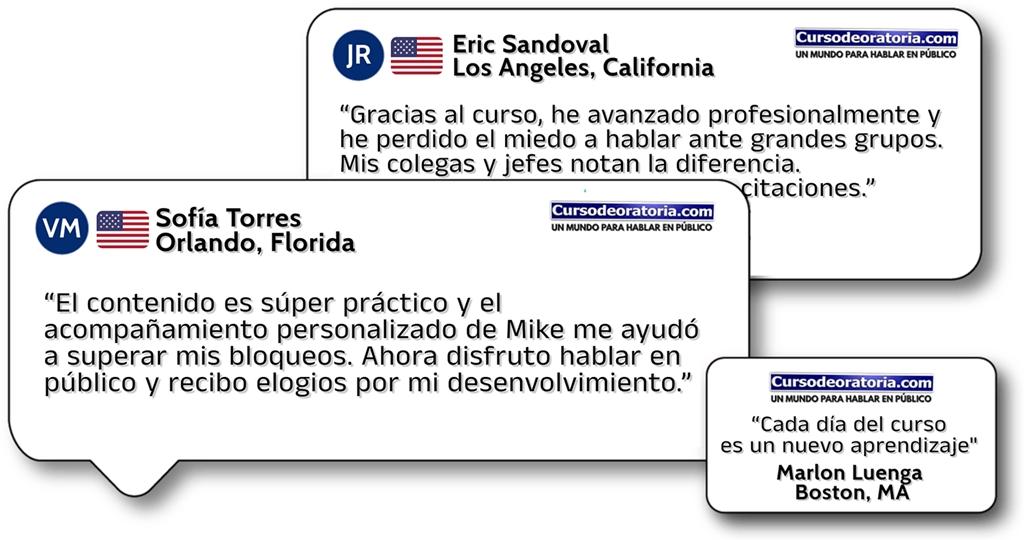 TESTIMONIOS CURSOS HABLAR EN PÚBLICO EN ESTADOS UNIDOS 2